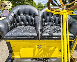 2026 Bay State Motor Festival 1905 Cameron 130806 Beautiful diamond tufted front passenger and driver seat shown here.