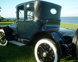 1915 Cadillac Type 51 Landaulet DSC00201 Left side. This car displays a complete and correct restoration on what was a very complete and original example.